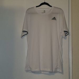 White Adidas Dryfit Tshirt